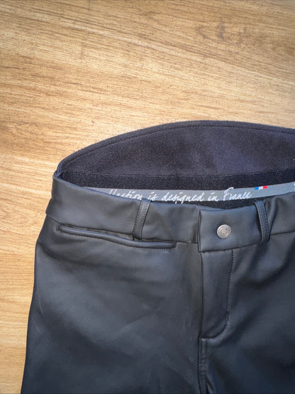 Fouganza Black Waterproof Fleece Breeches | Ladies 26” Warm