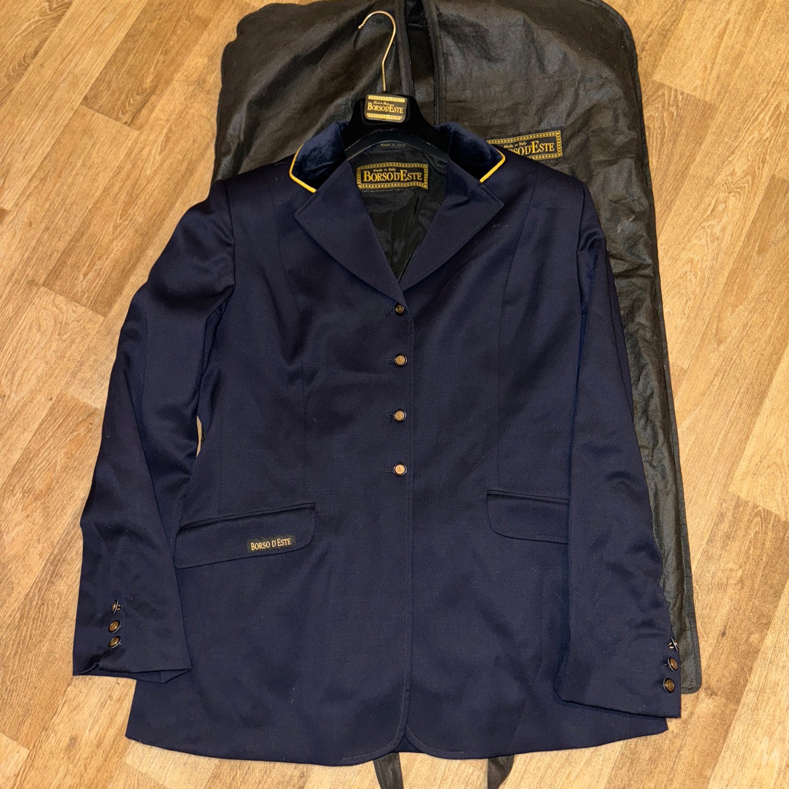 BorsodEste Navy & Gold Show Jacket 42” Size 18/20 Ladies