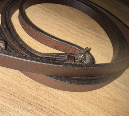 Brown Plain Full Show Reins #9