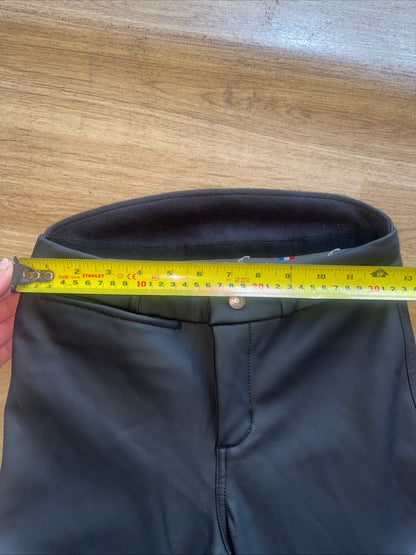 Fouganza Black Waterproof Fleece Breeches | Ladies 26” Warm