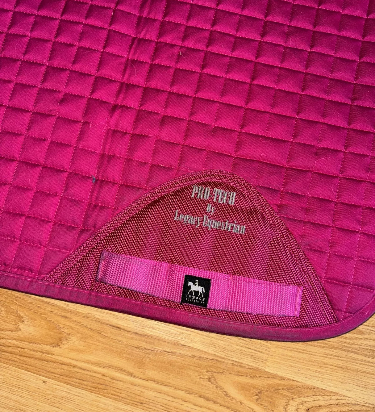 Legacy Straight Cut Pony / Cob Pink Saddle Pad - Dressage