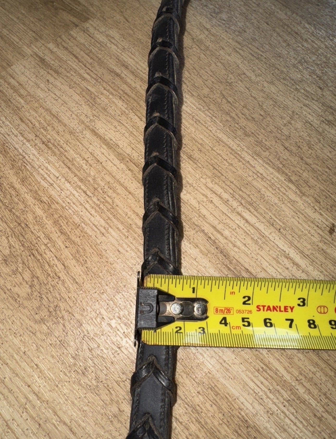 English Leather Full Size Rubber Lined Laced Reins #57 SHOW