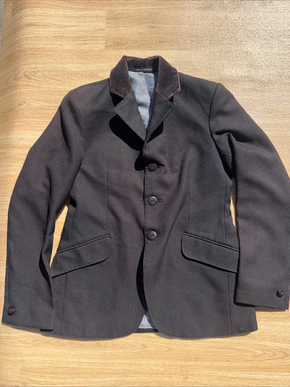 Mears Childs 28” Black Show Jacket British Top Brand Second Hand Horse Rider #98
