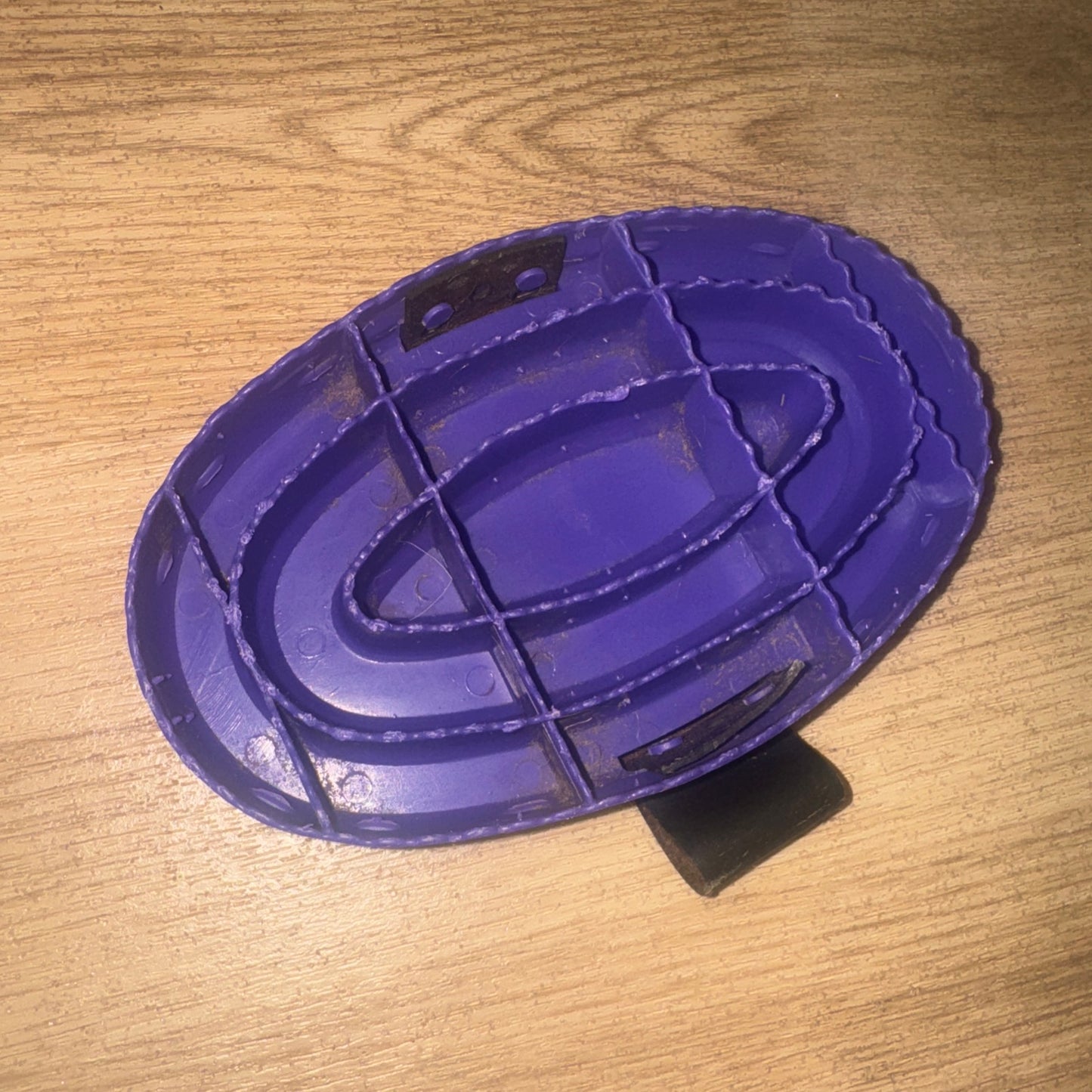 Haas Purple Curry Comb - Deep Clean Brush #1