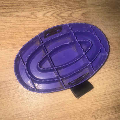 Haas Purple Curry Comb - Deep Clean Brush #1