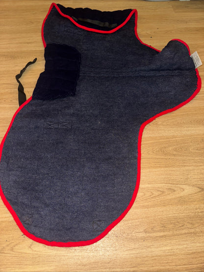 Thermatex Navy Bound Red Full Size Numnah