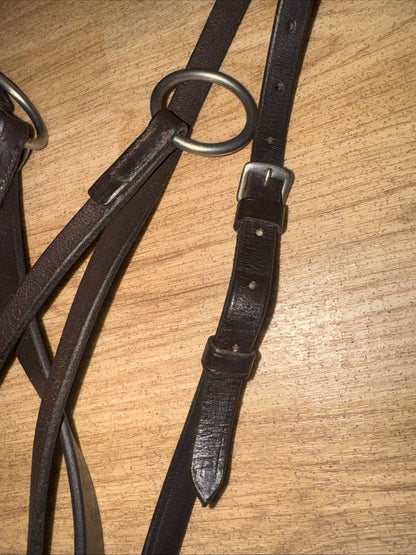 Hy Equestrian Brown Pony Running Martingale #43