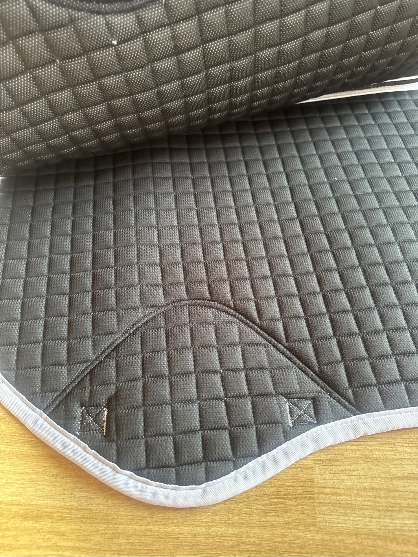 Gallop Prestige White Close Contact Saddle Pad Size Full | Horse Tack For Sale