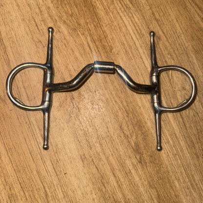 Myler 5” High Port Full Cheek Snaffle & Hooks
