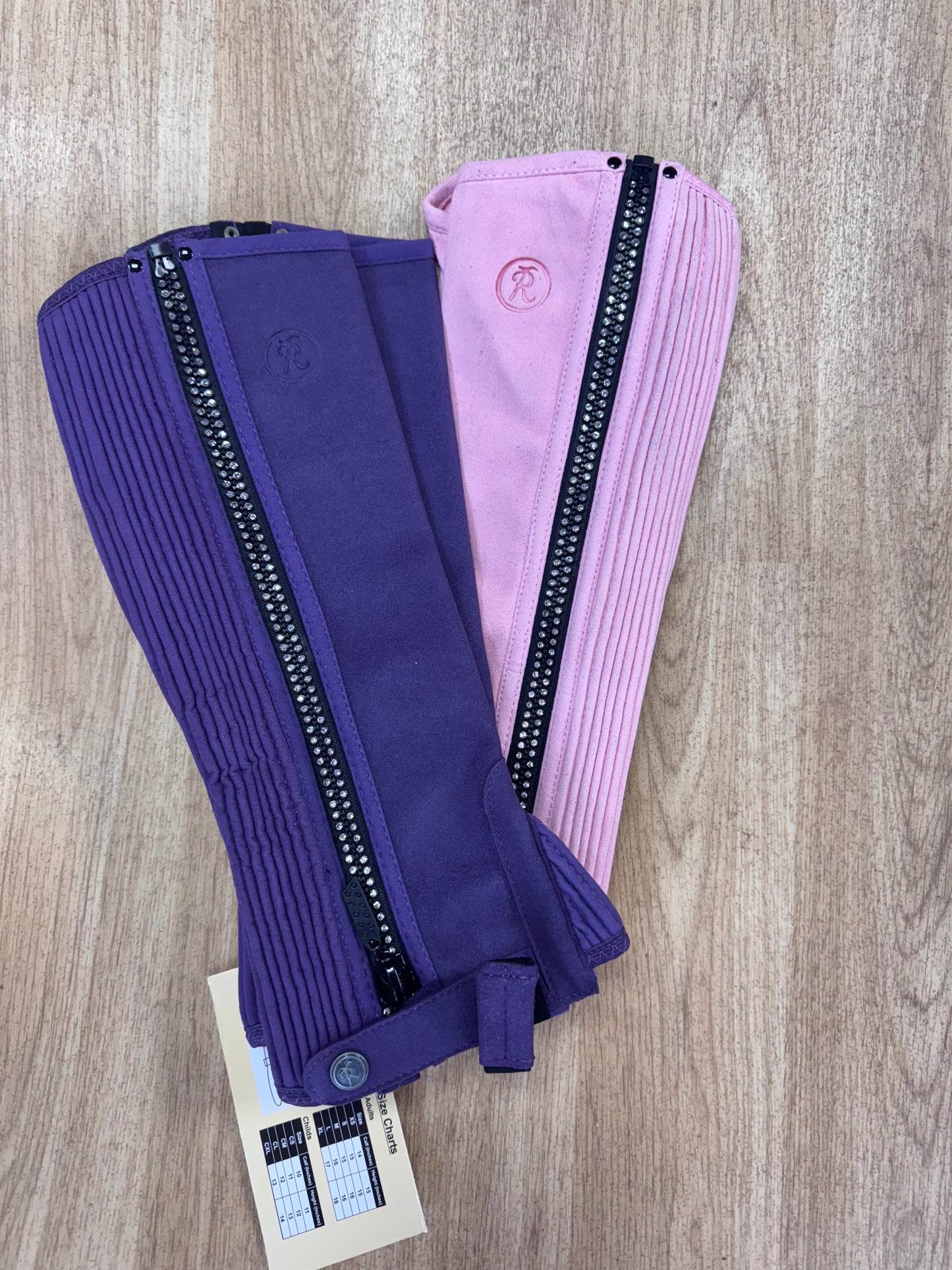 Riders Eye Bling Zip Chaps