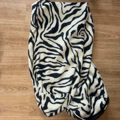 Large Zebra Fleece Bridle Bag