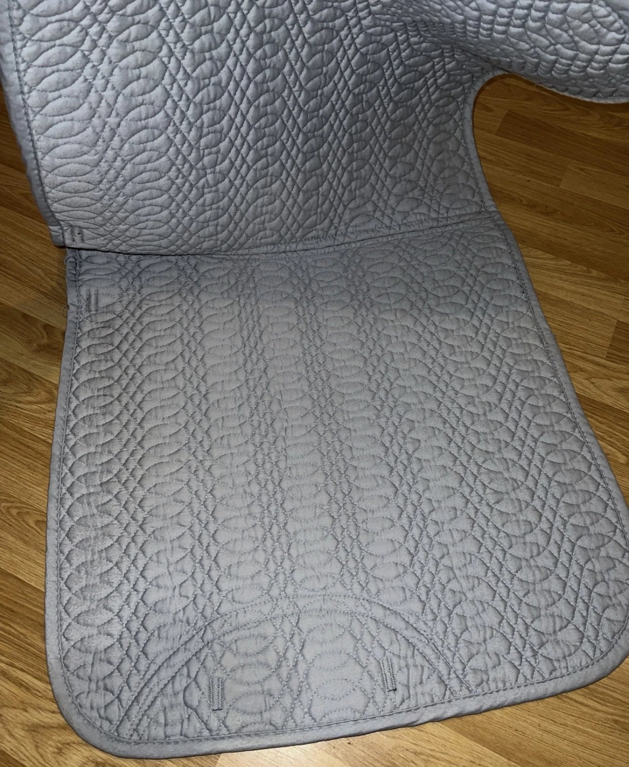 Km Elite Light Blue  Full Dressage Square Saddle Pad Numnah
