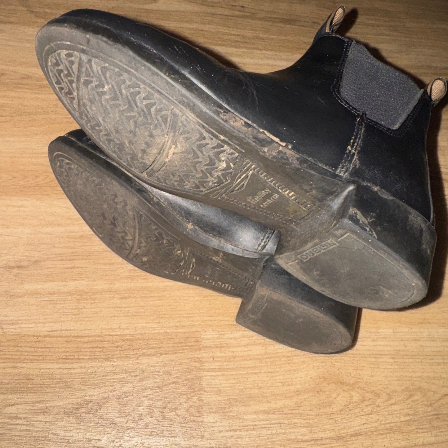Dublin Black Leather Childs Size 13 Jodphur Boots