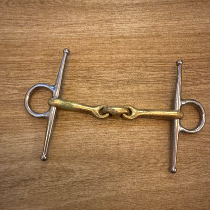 Neue Schule Pony Sized 4.5” Full Cheek Trans Angled Snaffle | Tiny Rings Tack