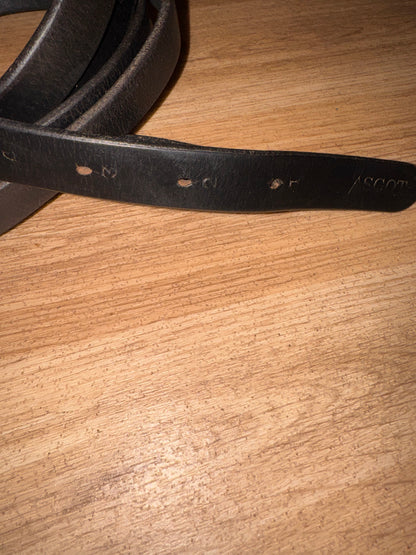 Ascot Black 50” Stirrup Leathers #71