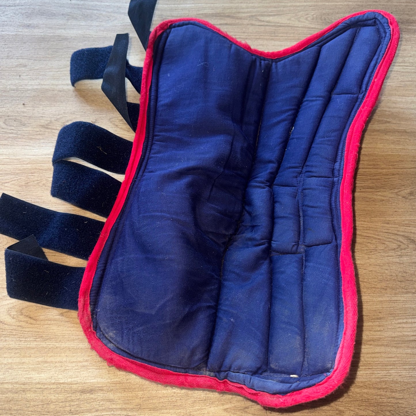 Padded Full Size Navy/Red Travel Boots X 4 | Front & Rears | Second Hand Tack