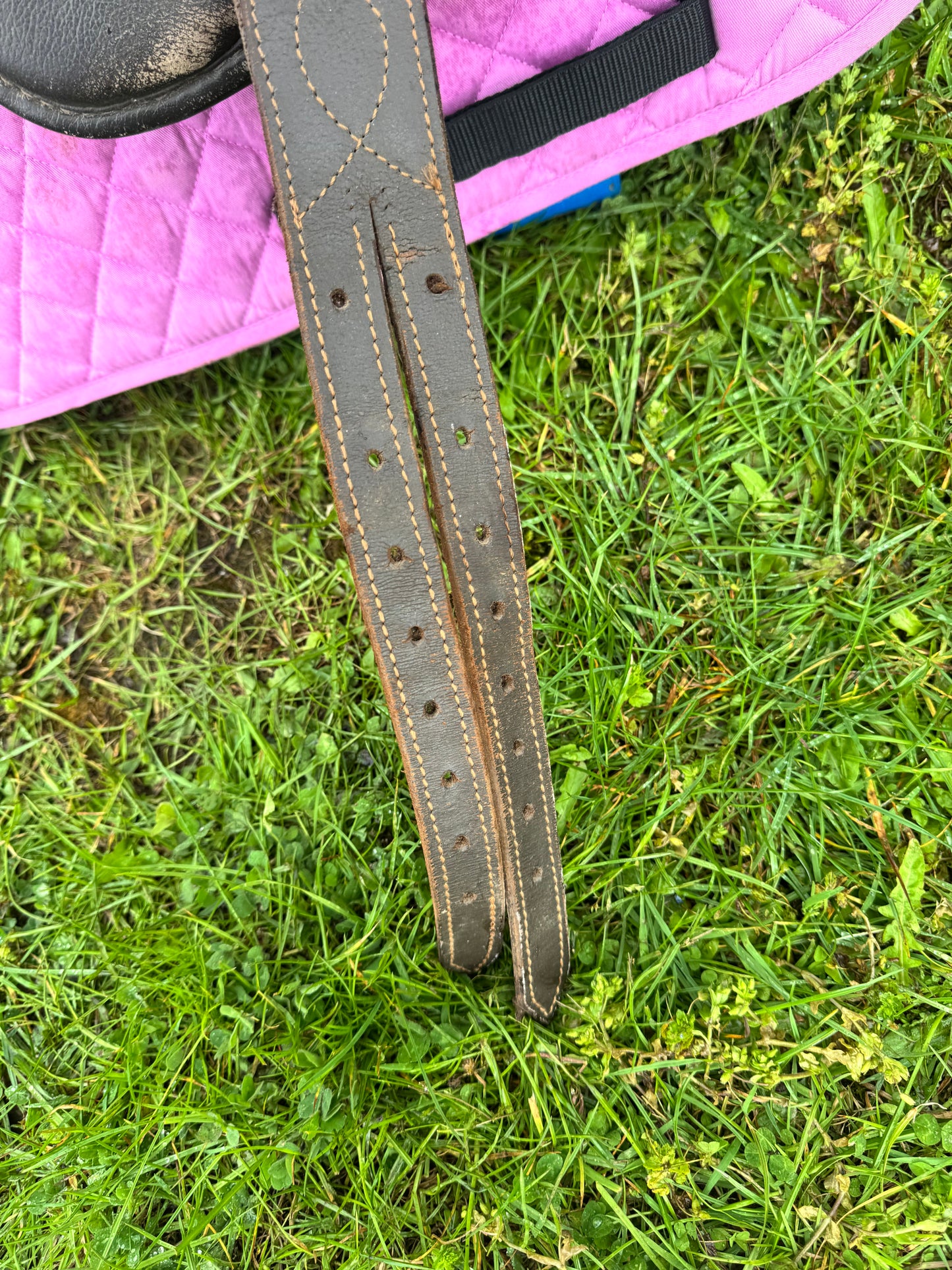 Cosmic Leathers Uk Brown Treeless Saddle | Second Hand Tack Horse  #506