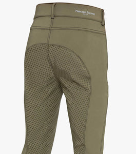 Premier Equine Diablo Junior Unisex Riding Breeches - Olive or Black
