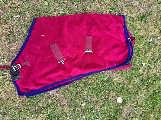 2’9 Fleece Rug Stable Cooler Travel Foal Mini Shetland Pony Second Hand Tack
