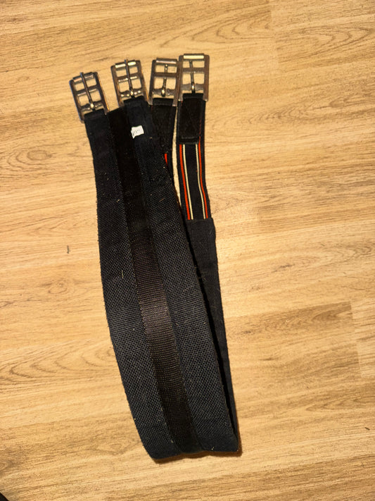 Black Padded Cotton Girth 40” Roller Buckles | Second Hand Tack Always For Sale