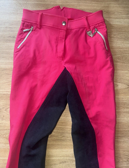 Laura Garrelli Shell Raspberry 26” Breeches