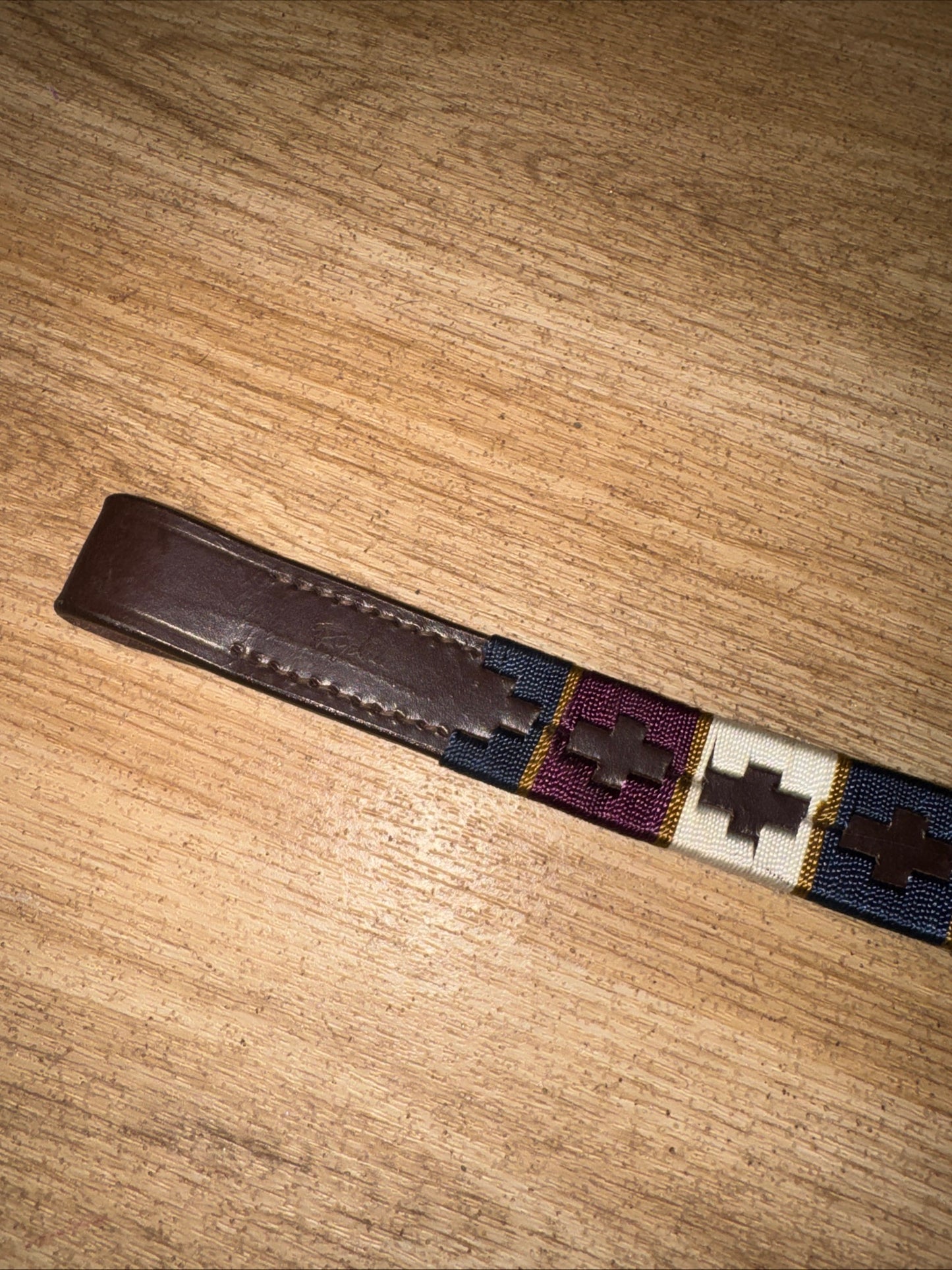 Rydale Cob Size POLO Brown Leather Browband Second Hand Horse Tack