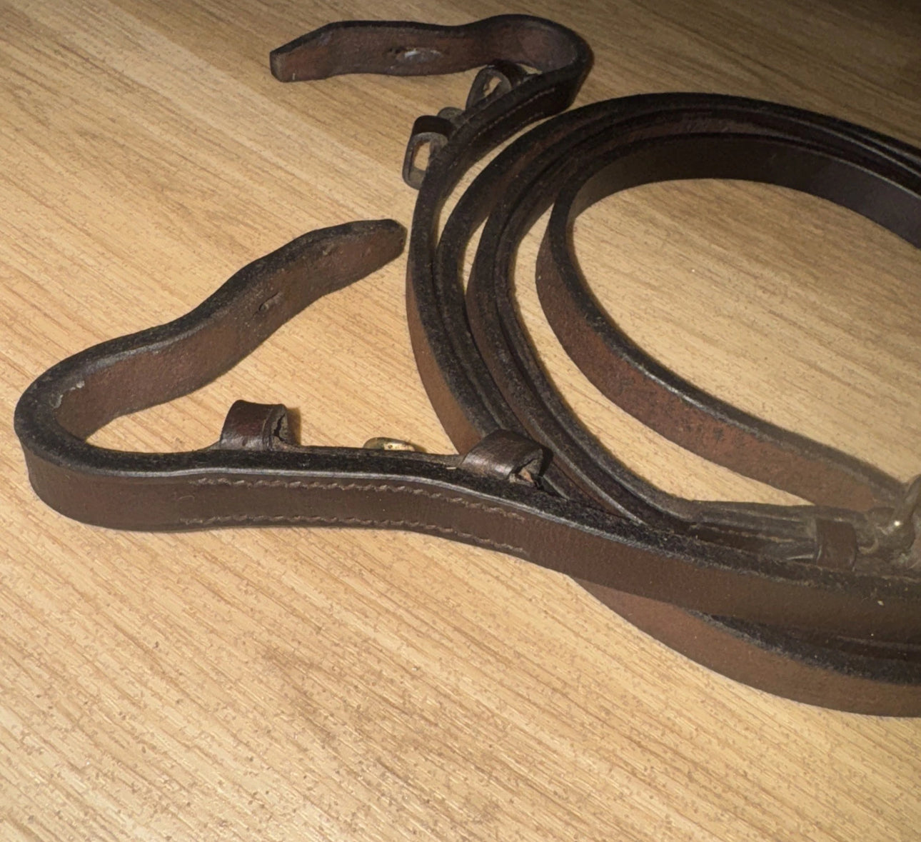 Brown Plain Full Show Reins #9