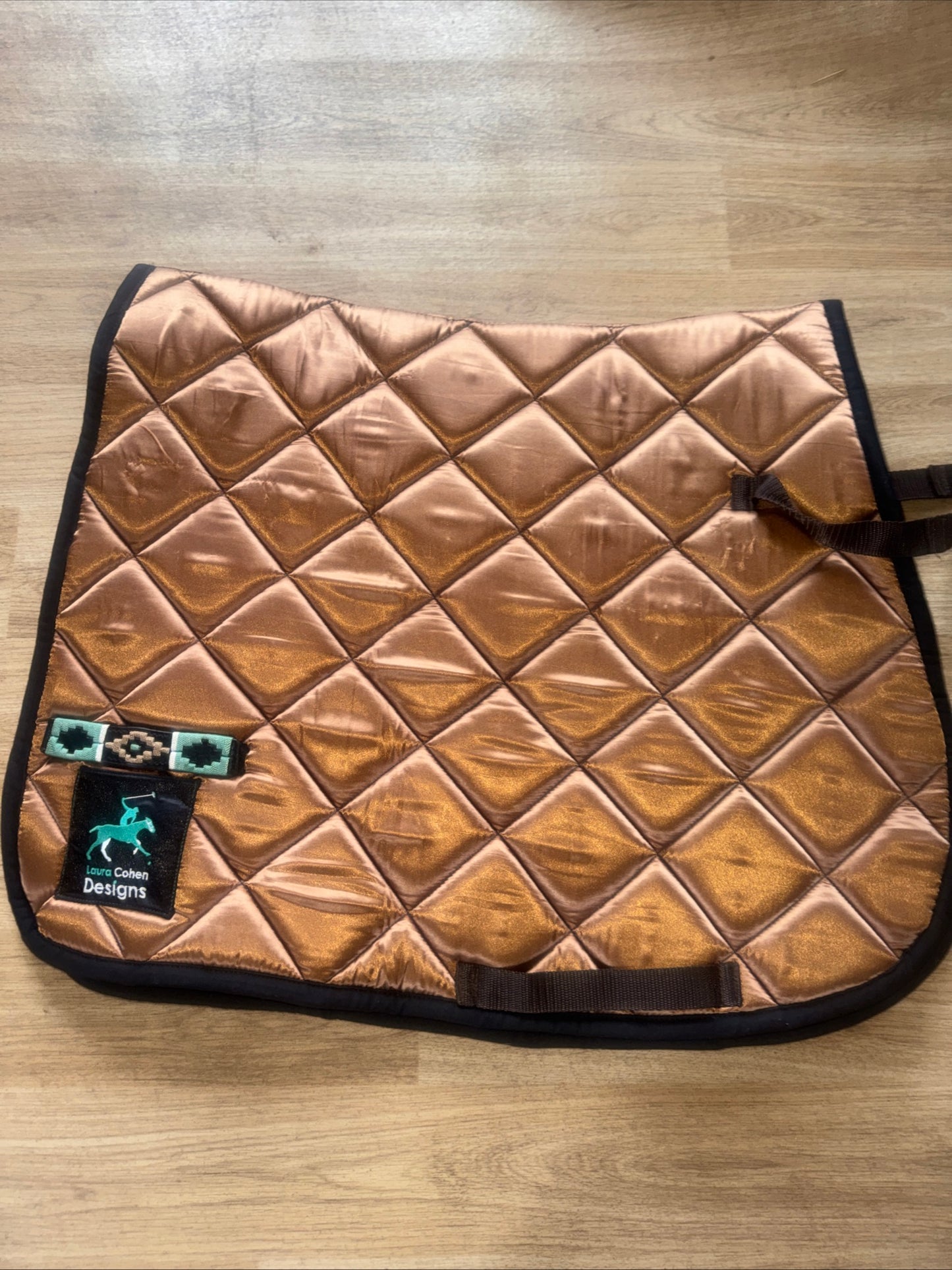 Laura Cohen Size Full Saddle Pad - Gorgeous! Polo