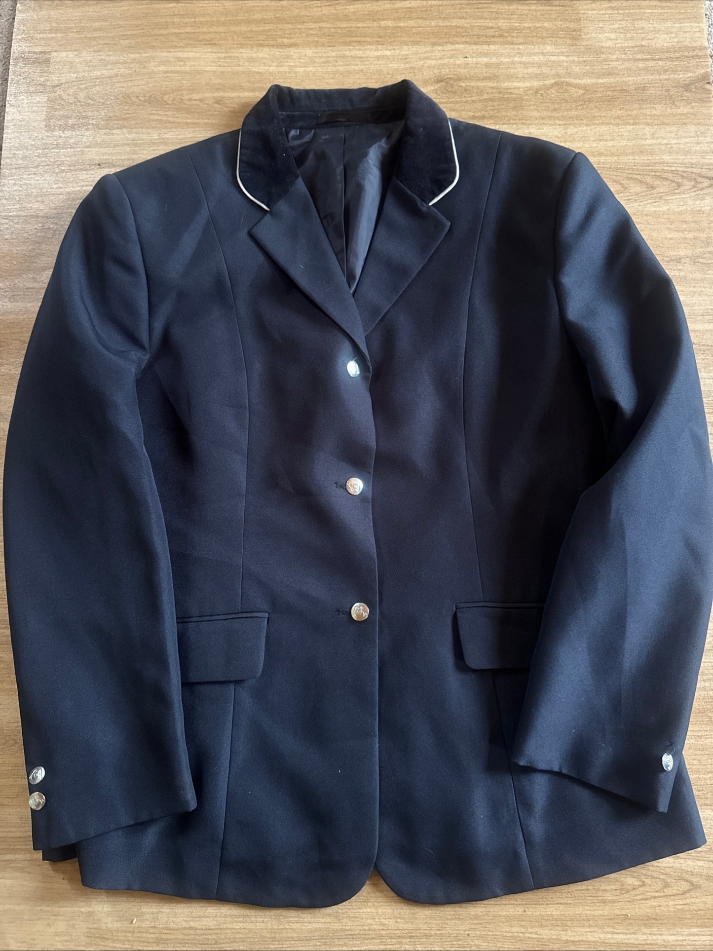 Sherwood Forest Navy Ladies Size 18 Show Jacket #77