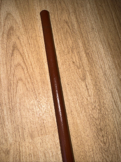 Brown Leather Show Cane 24” Showing #21