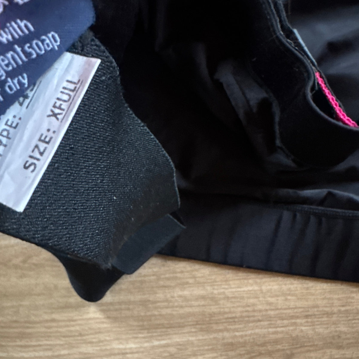 Shires Black Lycra Anti Rub Vest Bib Size XF