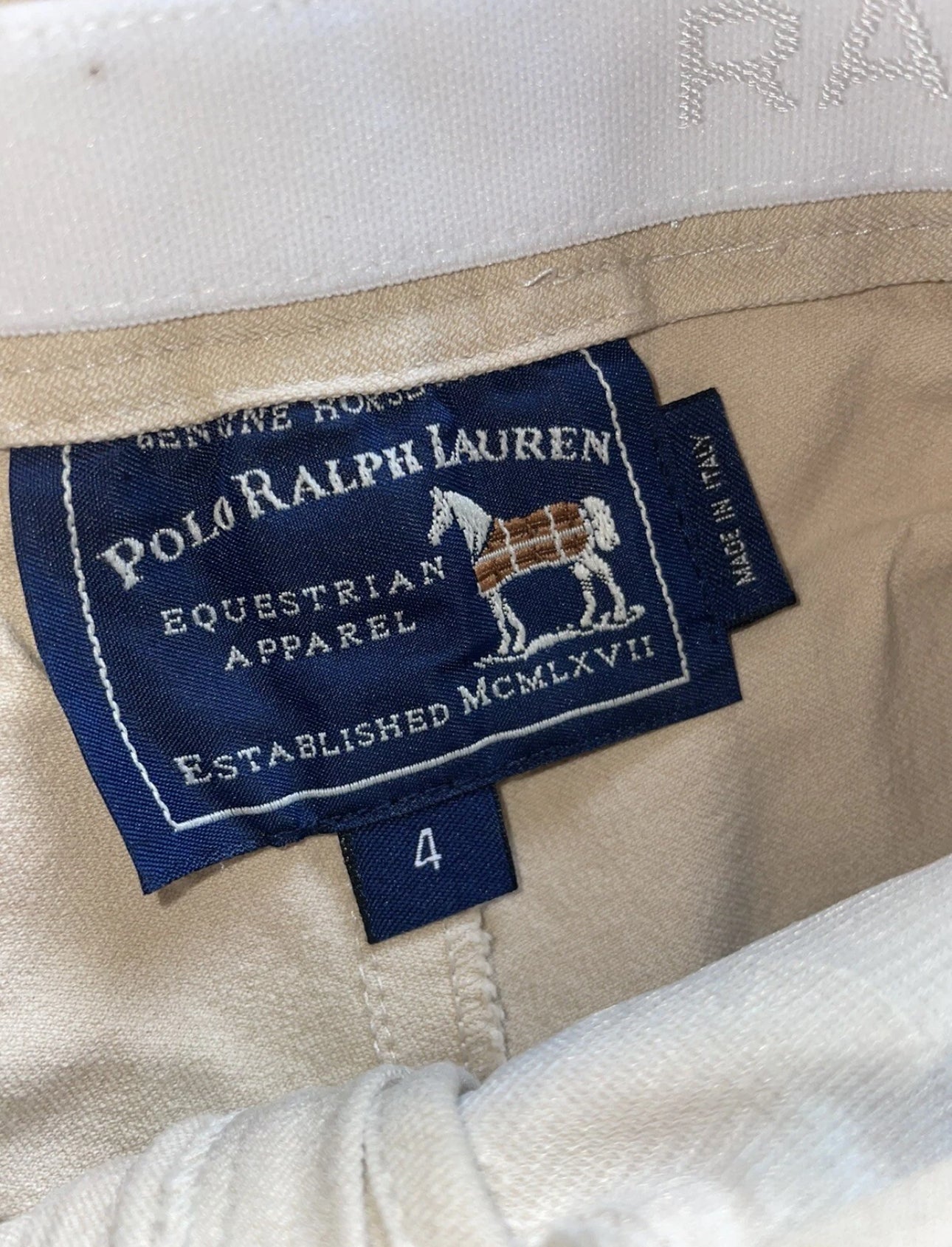 Ralph Lauren Beige Breeches - Ladies UK 6 / USA 4