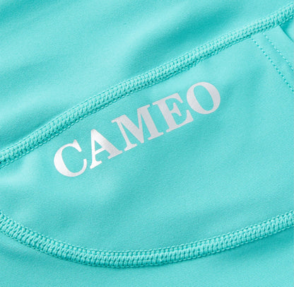 Cameo Junior Performance Riding Tights - Turquoise