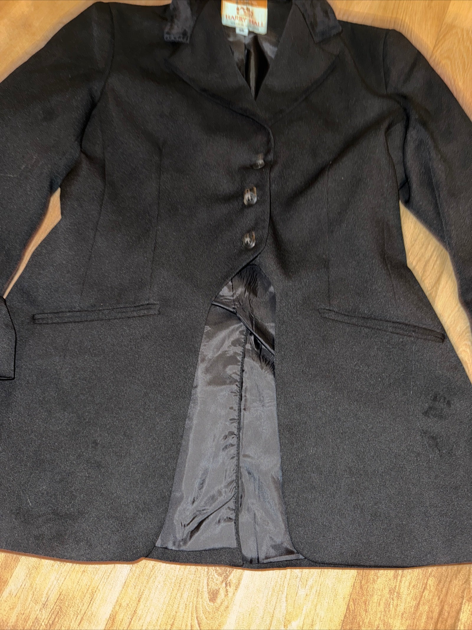Harry Hall 36” Black Cut Away Show Jacket