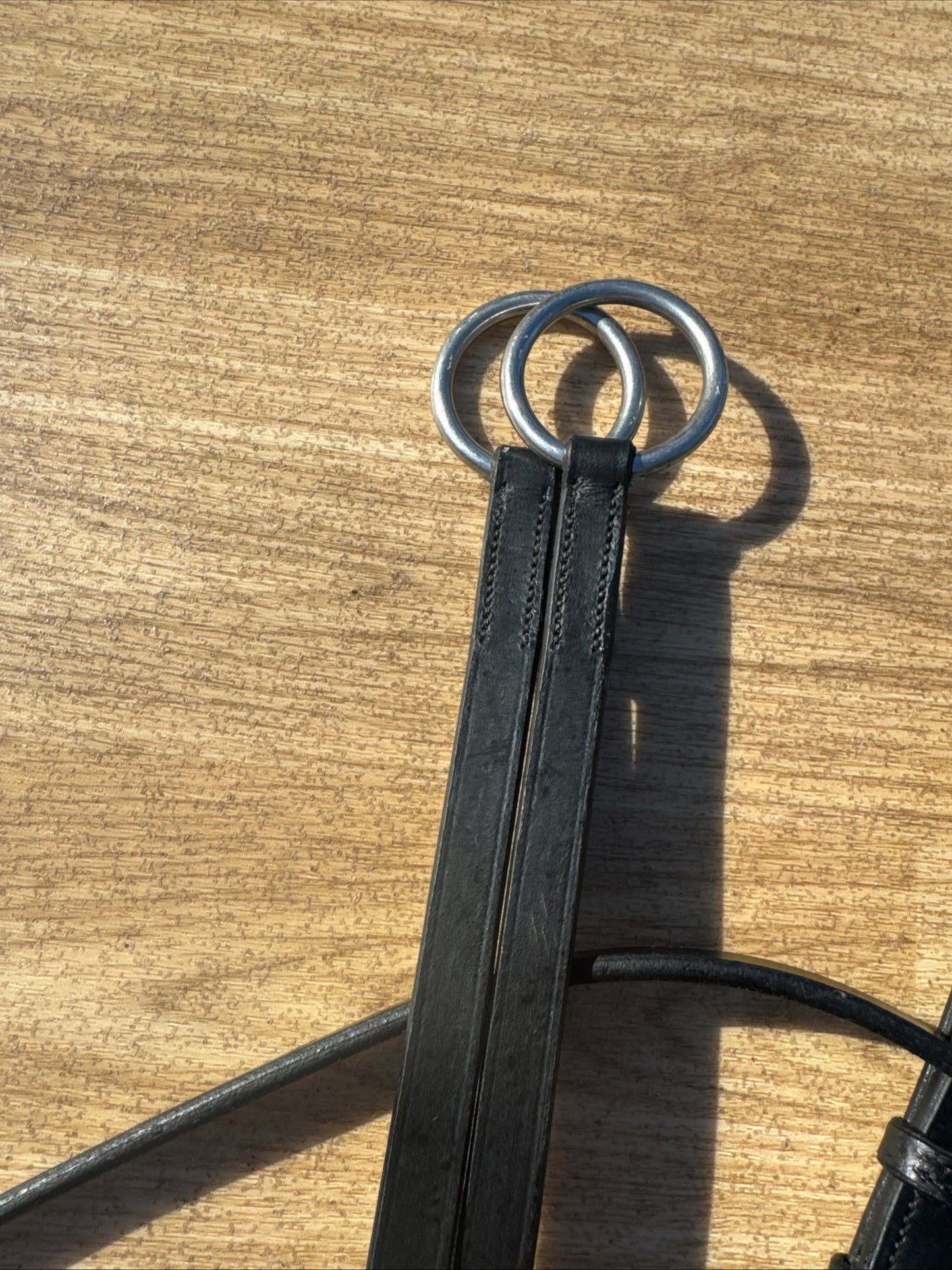 English Black Full Size Running Martingale #11