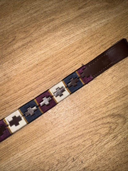 Rydale Cob Size POLO Brown Leather Browband Second Hand Horse Tack