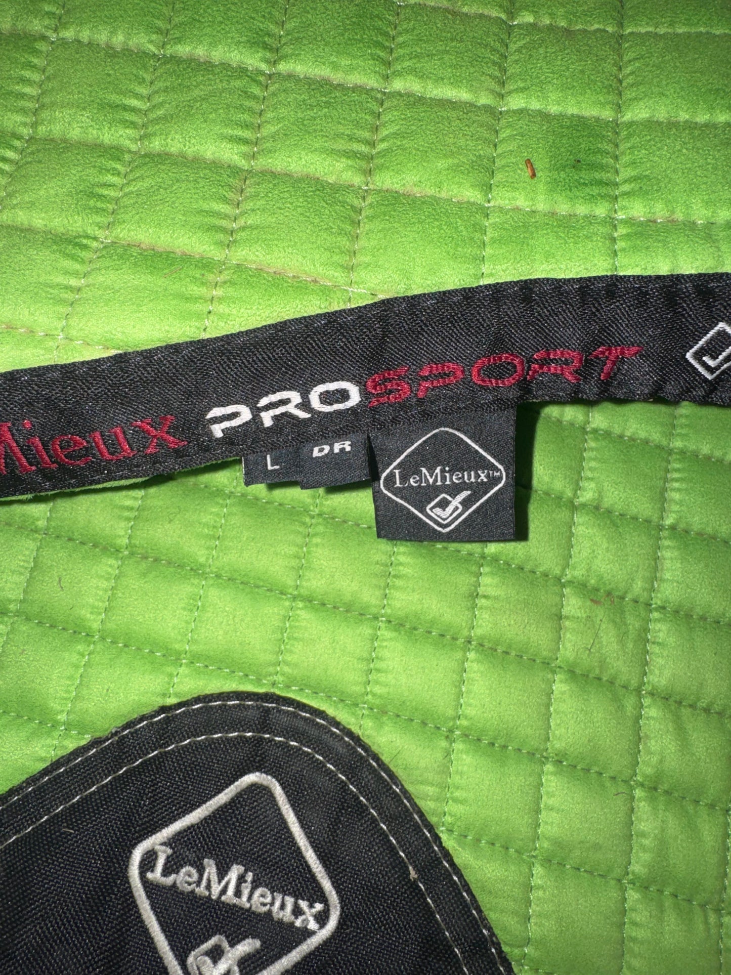 Lemieux Lime Green Dressage Square Saddle Pad | Size Large