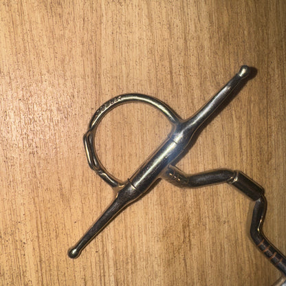Myler 5” High Port Full Cheek Snaffle & Hooks