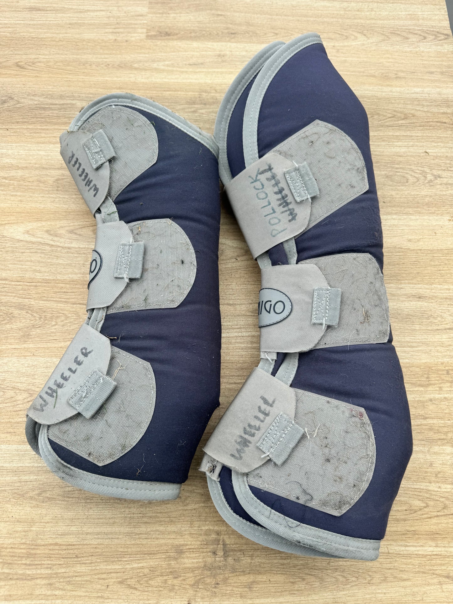 Amigo Grey Pony Size Set Of 4 Travel Boots Fronts Rears Second Hand Tack