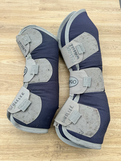 Amigo Grey Pony Size Set Of 4 Travel Boots Fronts Rears Second Hand Tack