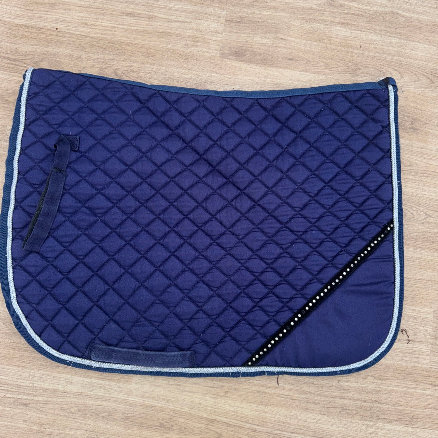 Full Size Navy Bling Saddle Pad