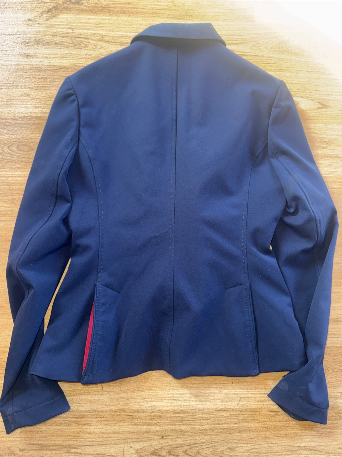 Shires Aubrion Navy Show Jacket Ladies Size 32”  #74