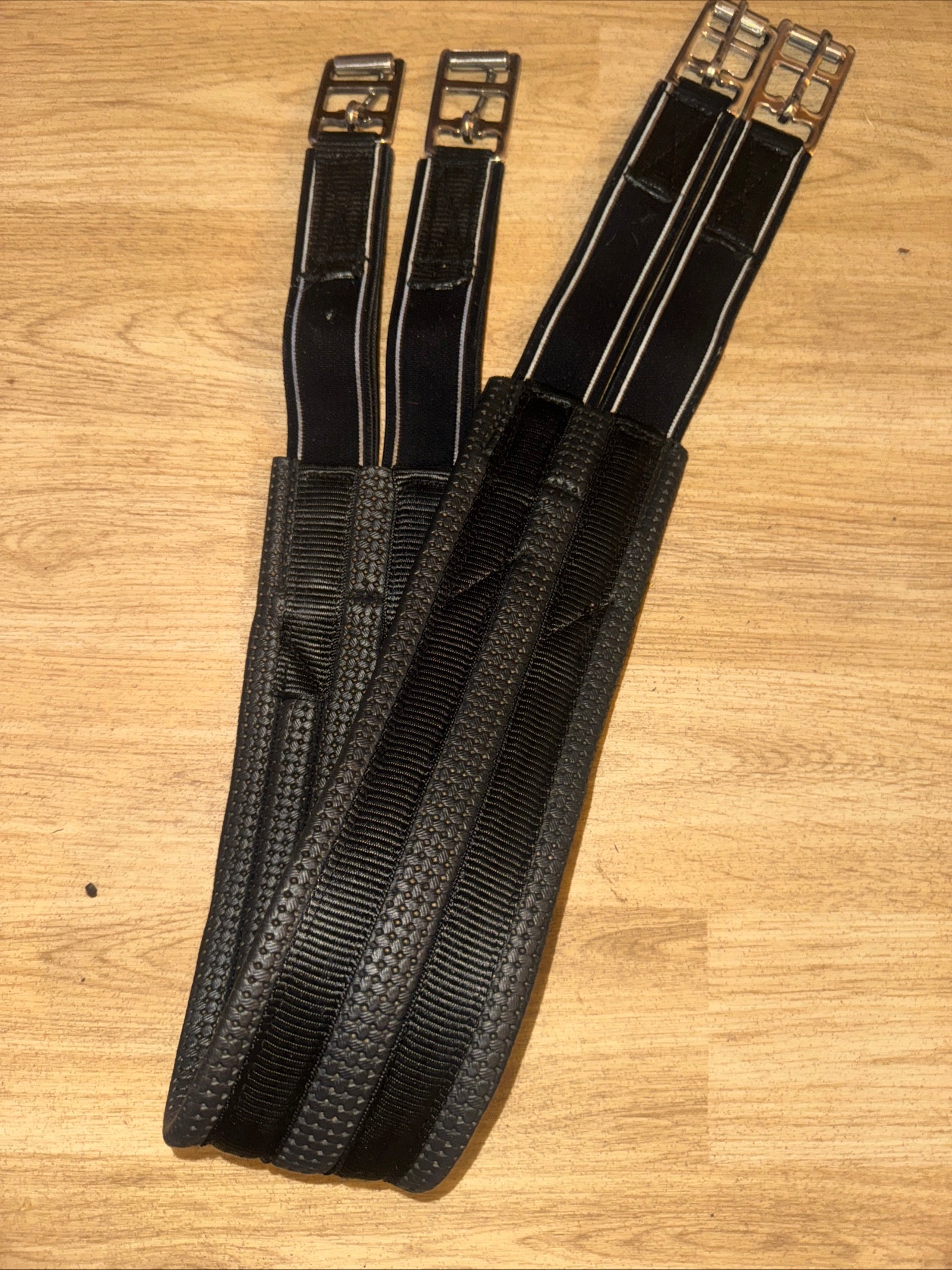 40” Black Elasticated Comfort Girth - Easy Wipe Clean