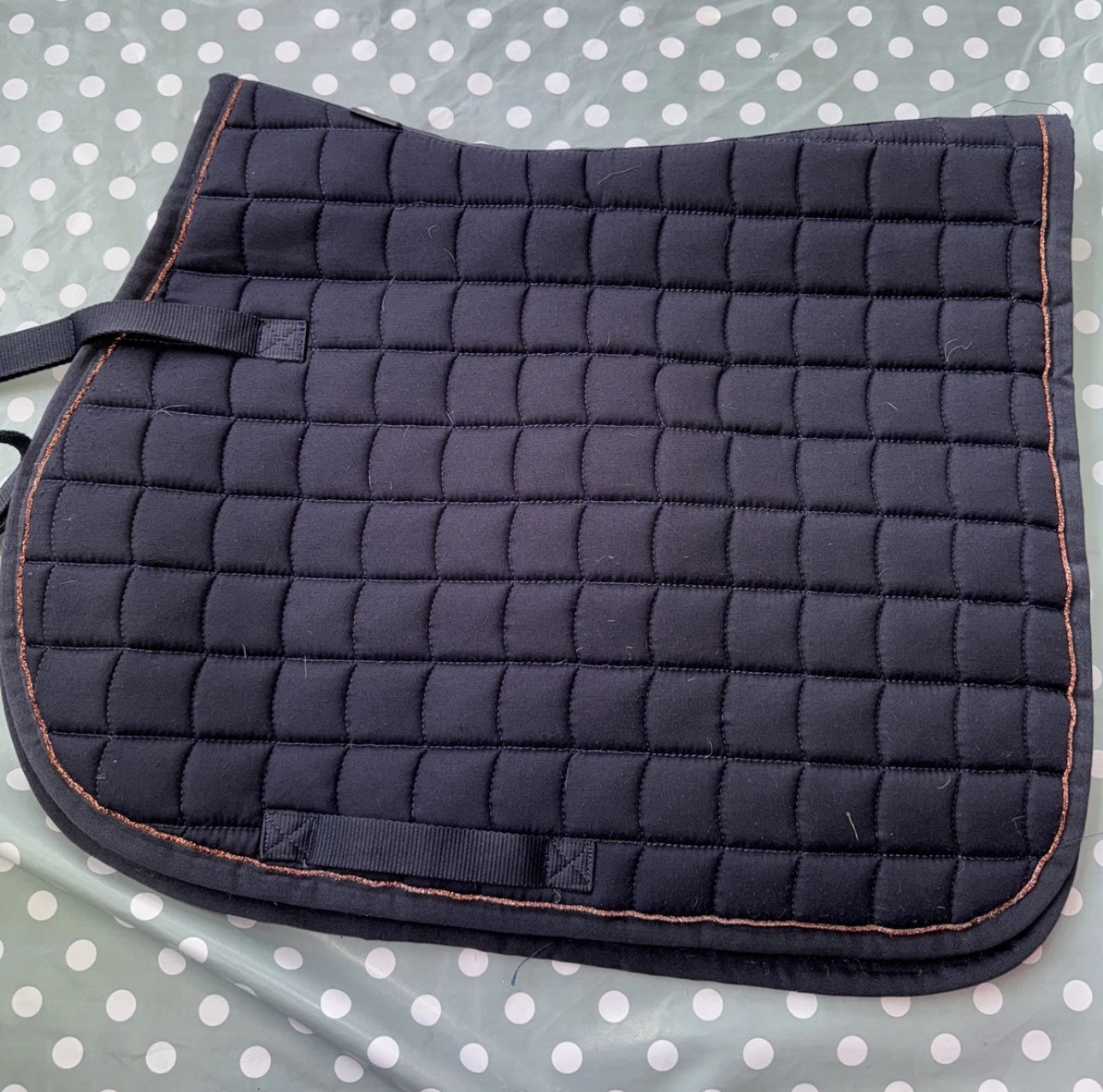 Horze Navy Pony Saddle Pad - Free Postage