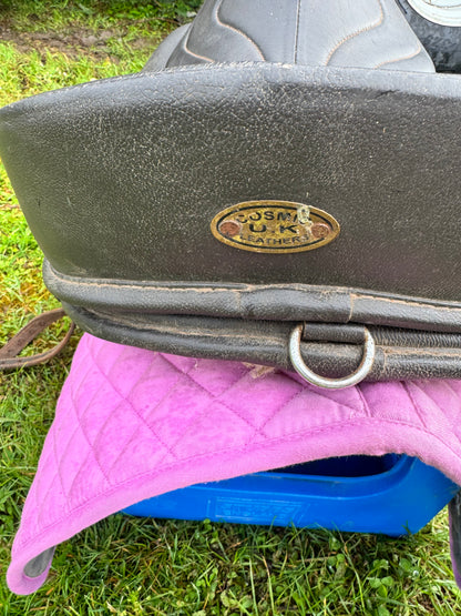 Cosmic Leathers Uk Brown Treeless Saddle | Second Hand Tack Horse  #506