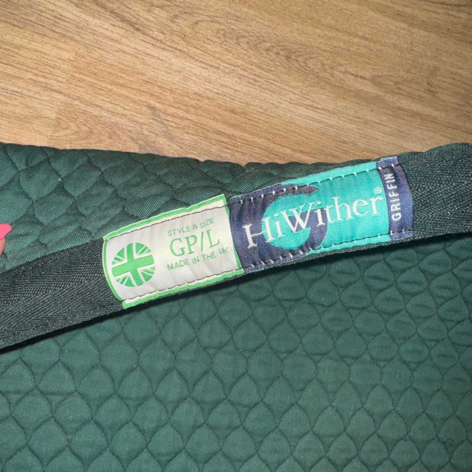 Nuumed Green Size Large GP Saddle Pad