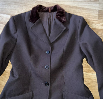Brown Size 32” Chest Horse Riding Show Jacket #24