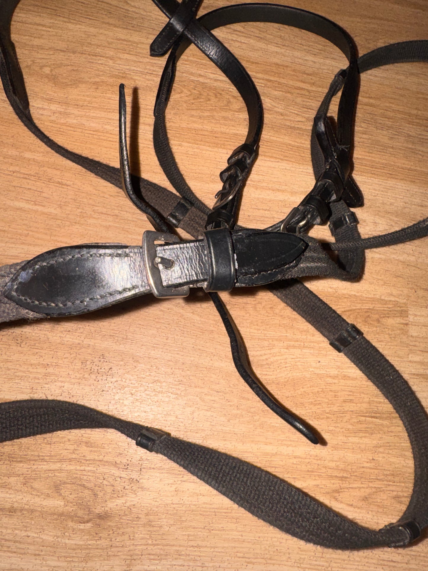 Continental 56” Black Webbing Reins – Full Size #41