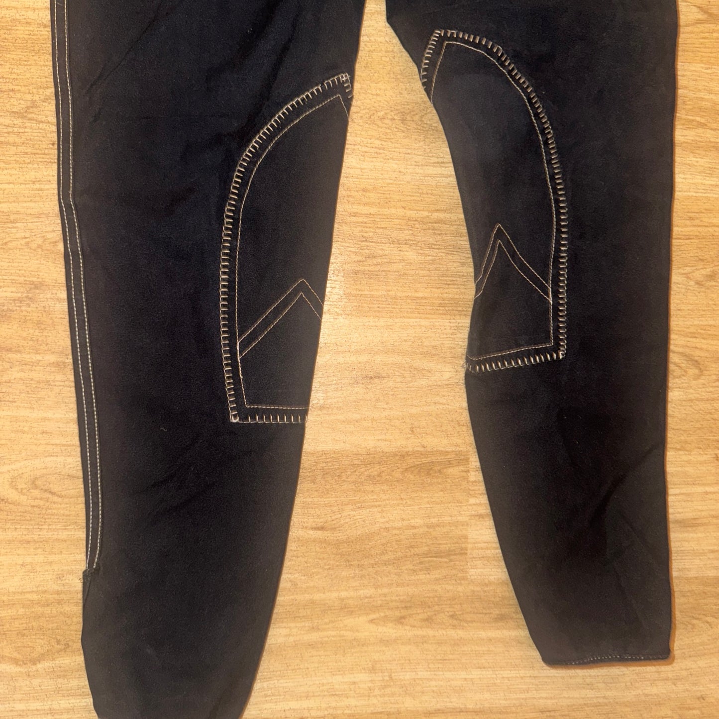 Rhinegold Bling Diamanté Black 30” Breeches