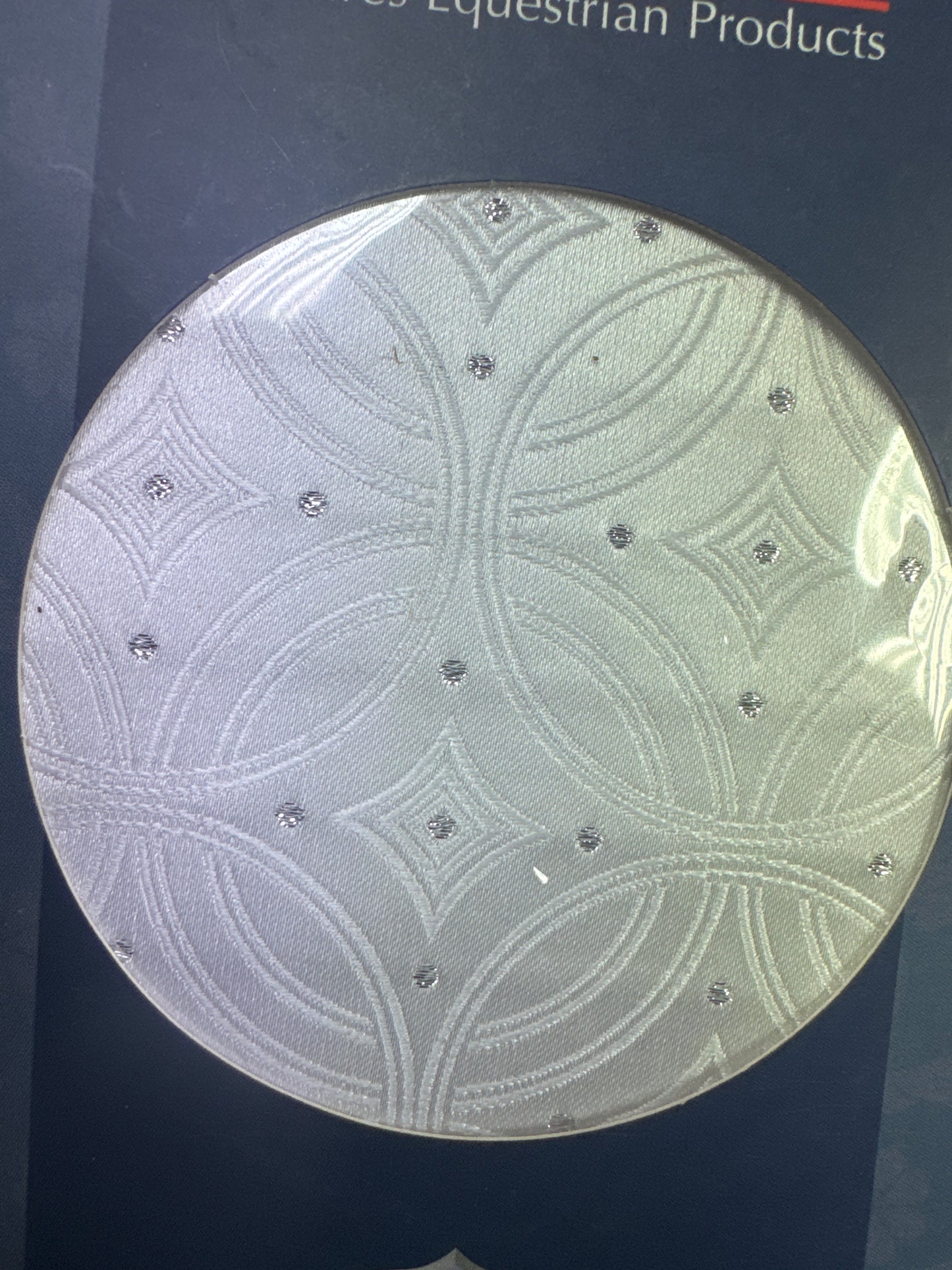Shires Brocade White Stock